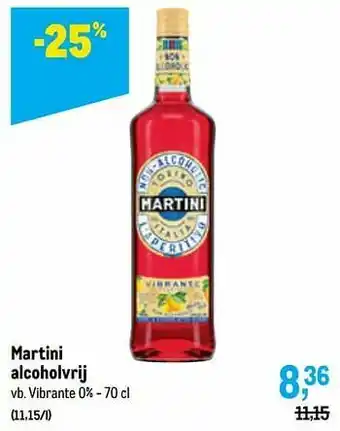 Makro Martini alcoholvrij vibrante 0% aanbieding