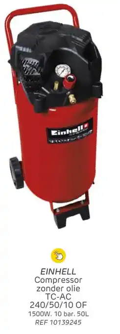 Einhell compressor zonder olie TC-AC