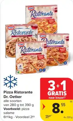Carrefour Market Pizza Ristorante Dr. Oetker aanbieding