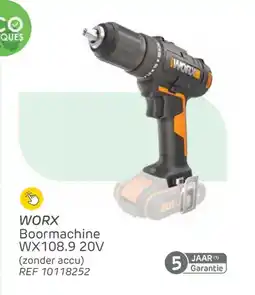 Brico WORX Boormachine WX108.9 aanbieding