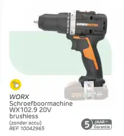 Brico WORX Schroefboormachine WX102,9 aanbieding
