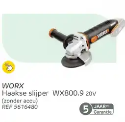 Brico Worx Haakse slijper WX800.9 aanbieding