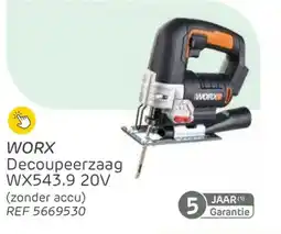 Brico WORX Decoupeerzaag WX543.9 aanbieding