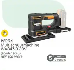 Brico WORX Multischuurmachine WX843.9 aanbieding