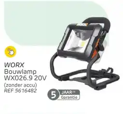 Brico WORX Bouwlamp WX026.9 aanbieding