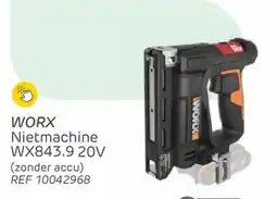 Brico WORX Nietmachine WX843.9 aanbieding