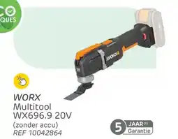 Brico WORX Multitool WX696.9 aanbieding