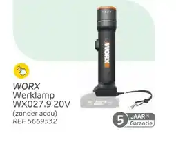 Brico WORX Werklamp WX027.9 aanbieding