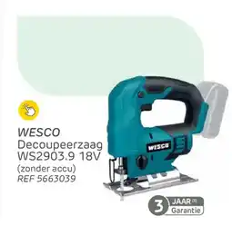 Brico Wesco Decoupeerzaag WS2903.9 aanbieding