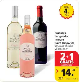 Carrefour Market Frankrijk languedoc prieuré saint hippolyte aanbieding