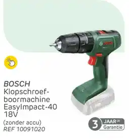 Brico Bosch klopschroef- boormachine easyimpact aanbieding