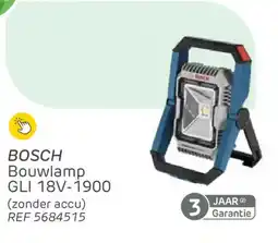 Brico Bosch bouwlamp GLI 18V-1900 aanbieding