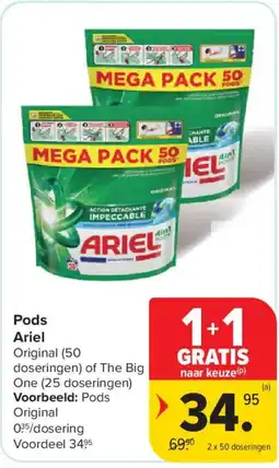 Carrefour Market Pods Ariel aanbieding