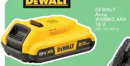 Brico Dewalt accu WS9862 4AH aanbieding
