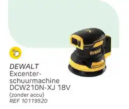 Brico Dewalt excenter schuurmachine DCW210N-XJ aanbieding