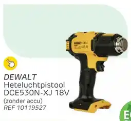 Brico Dewalt heteluchtpistool DCE530N-XJ aanbieding