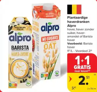 Plantaardige haverdranken alpro