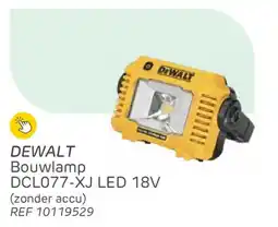 Brico Dewalt bouwlamp DCL077-XJ LED aanbieding