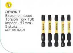 Brico Dewalt Extreme Impact Torsion Torx T30 aanbieding