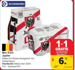 Carrefour Market Bier 0.0% Jupiler aanbieding