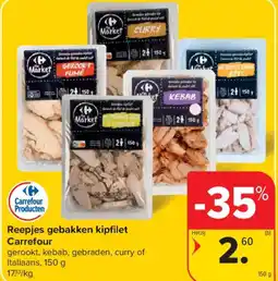 Carrefour Market Reepjes gebakken kipfilet carrefour aanbieding
