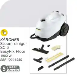 Brico Kärcher stoomreiniger SC 3 EasyFix Floor aanbieding