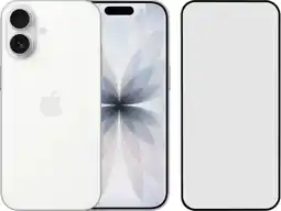 Coolblue Apple iPhone 17 512Go Blanc + BlueBuilt Protège-écran Verre aanbieding