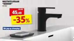 Hubo Wastafelkraan "Denver" aanbieding