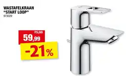 Hubo Wastafelkraan Start Loop aanbieding