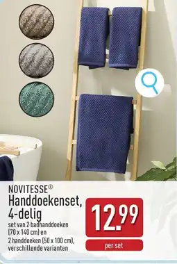 ALDI Novitesse handdoekenset aanbieding