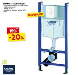 Hubo Ophangsysteem Solido aanbieding