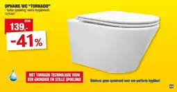 Hubo Ophang Wc Tornado aanbieding