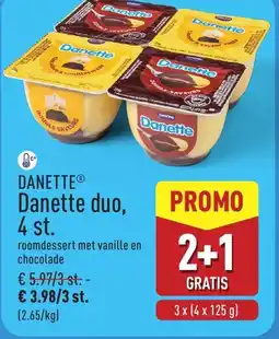 ALDI Danette duo aanbieding