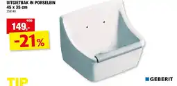 Hubo Uitgietbak In Porselein aanbieding