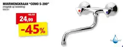 Hubo Muurmengkraan “Como S-200" aanbieding