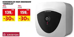 Hubo Keukenboiler Voor Onderbouw "Andris Lux" aanbieding