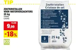 Hubo Zoutkristallen Voor Waterverzachters aanbieding