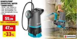 Hubo Dompelpomp Zuiver/Vuil Water 20000 Basic aanbieding
