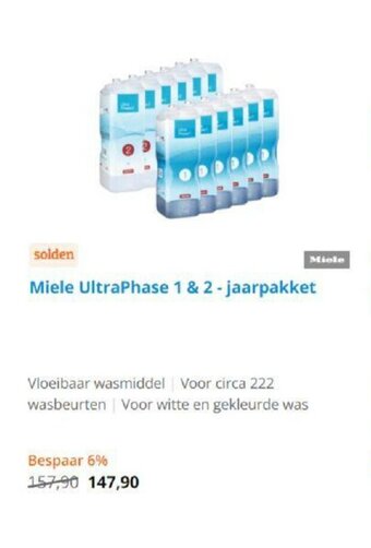 Coolblue Miele UltraPhase 1&2-jaarpakket aanbieding