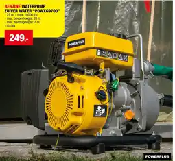 Hubo Benzine Waterpomp Zuiver Water POWXG9700 aanbieding