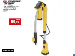 Hubo Accu Regentonpomp POWXG9650 aanbieding