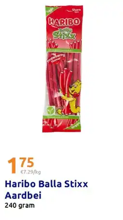 Action Haribo Balla Stixx Aardbei aanbieding
