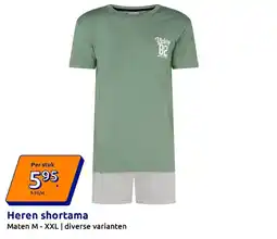 Action Heren shortama aanbieding