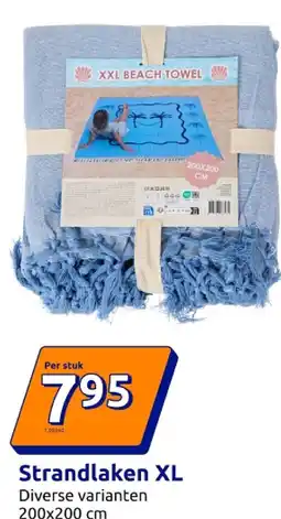 Action Strandlaken XL aanbieding