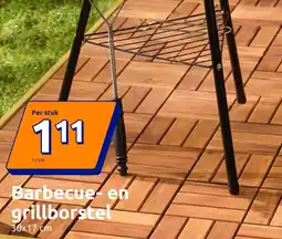 Action Barbecue-en grillborstel aanbieding