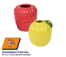 Action Keramieken fruitvaas aanbieding