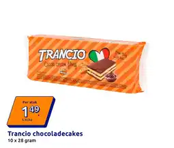 Action Trancio chocoladecakes aanbieding
