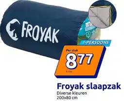 Action Froyak slaapzak aanbieding