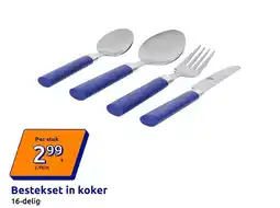 Action Bestekset in koker aanbieding