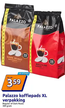 Action Palazzo koffiepads XL verpakking aanbieding